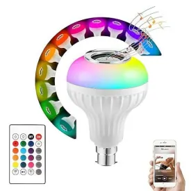 12W RGB LED party bulb with Bluetooth Speaker & WiFi Control