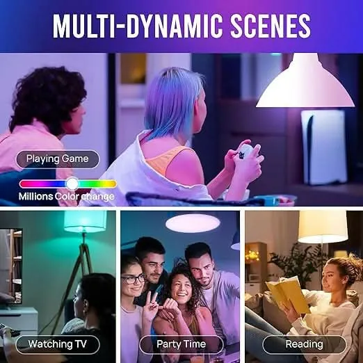 12W RGB LED party bulb with Bluetooth Speaker & WiFi Control