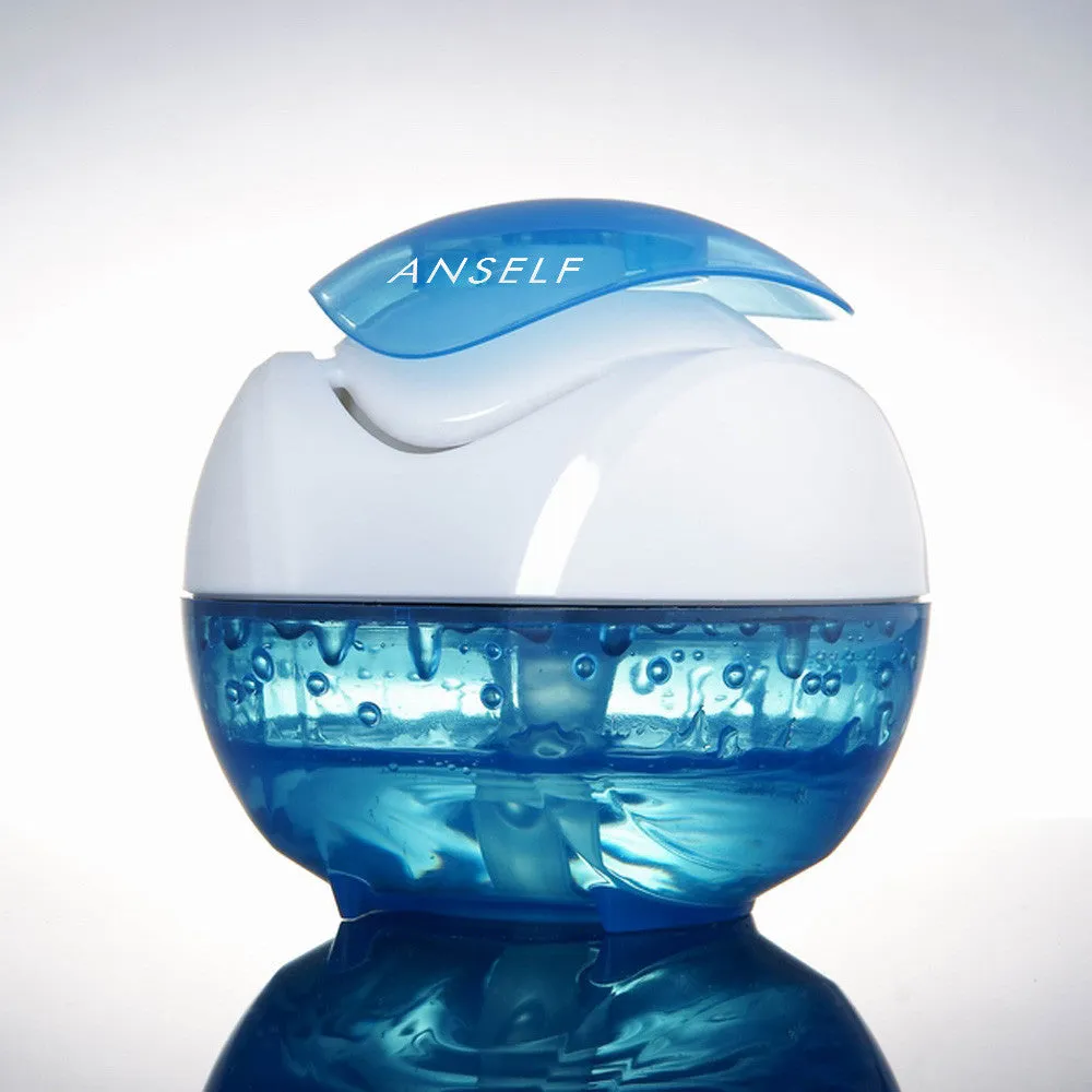 1W USB Portable Air Purifier Ball & LED Night Light - For Home/Office/Car/Travel