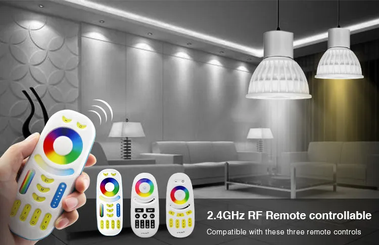 2.4GHz RF Remote-able 4W RGB CCT LED GU10 Bulb