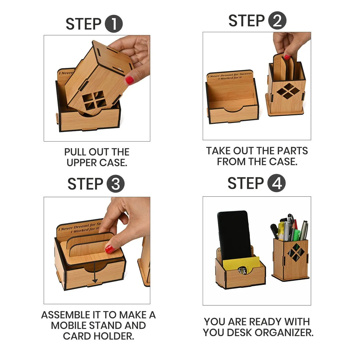 3 in 1 Mobile Stand, Pen Stand and Card Holder | Desk Accessories | Corporate Gifts