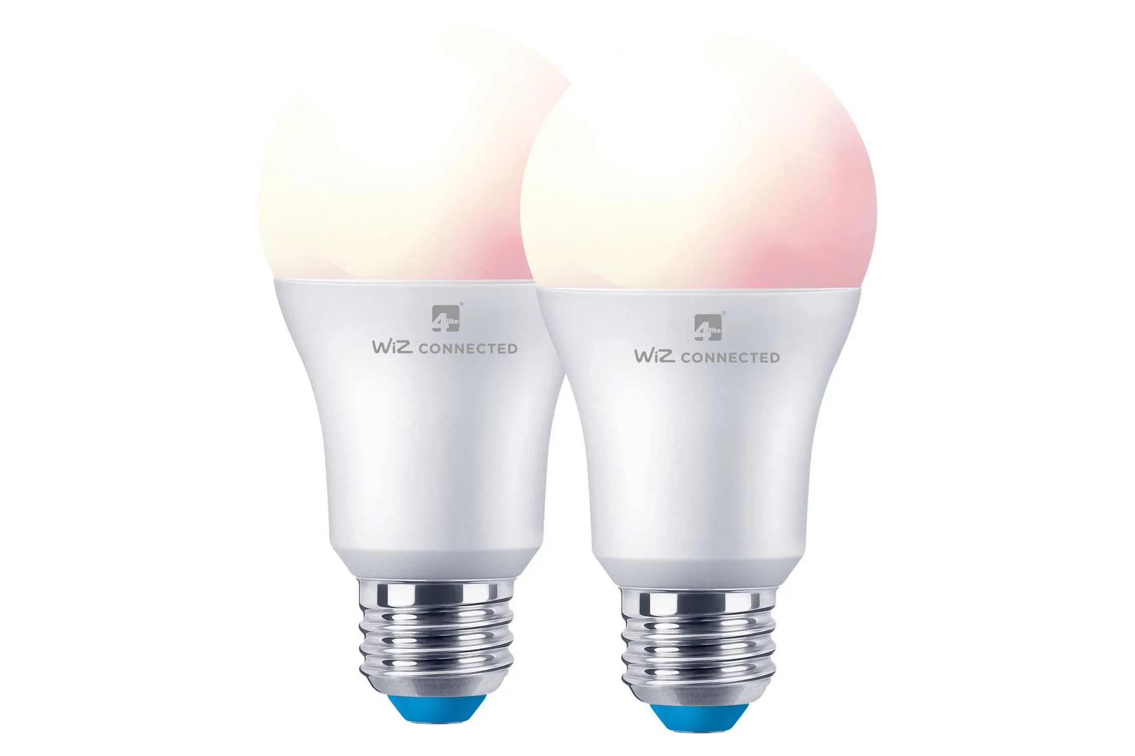 4lite WiZ Connected A60 Dimmable Multicolour WiFi LED Smart Bulb - E27 Large Screw