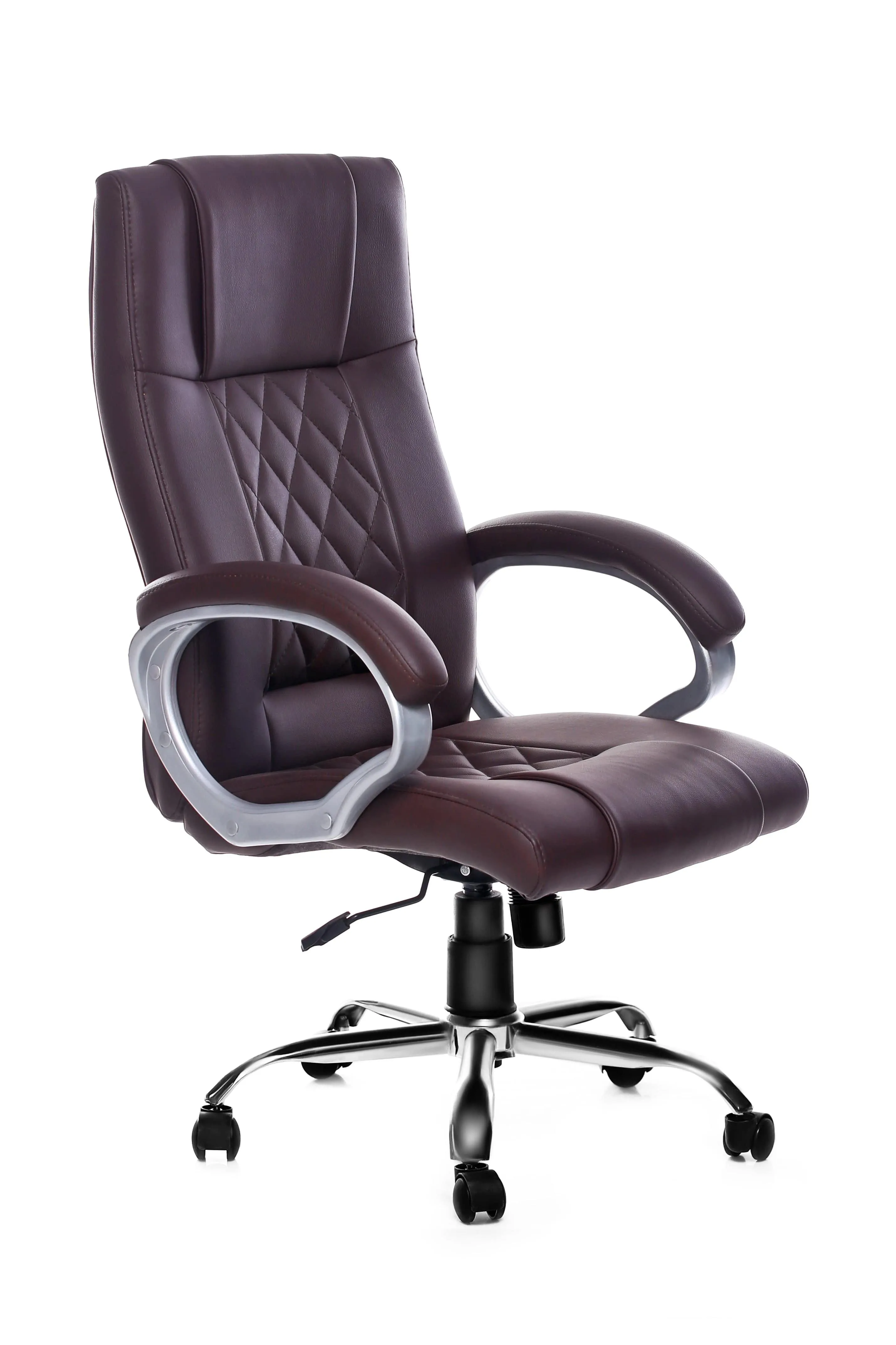Adiko Sleek Executive Revolving Office Chair in Brown