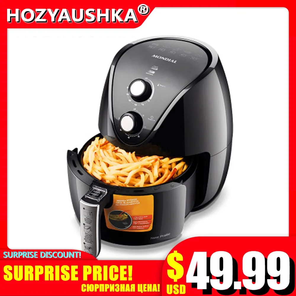 Air fryer household oil-free electric fryer with large capacity, automatic fries machine, smart oven