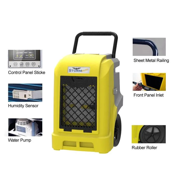 AlorAir Storm Ultra WIFI Dehumidifier Water Damage Restoration (LGR Technology) 90 Pints Condensate Pump New