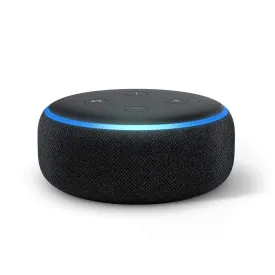 Amazon Echo Dot (3rd Gen) - #1 smart speaker brand in India with Alexa (Black) Get 1 AVITA BULB FREE (WORTH rs-1299) Exclusive for Deals plant customers.