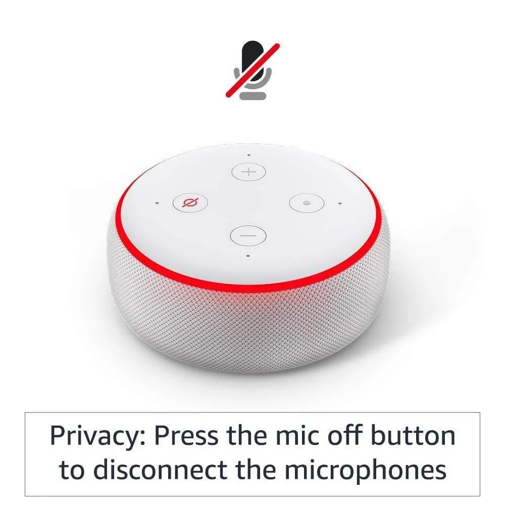 Amazon Echo Dot (3rd Gen) - #1 smart speaker brand in India with Alexa (Black) Get 1 AVITA BULB FREE (WORTH rs-1299) Exclusive for Deals plant customers.