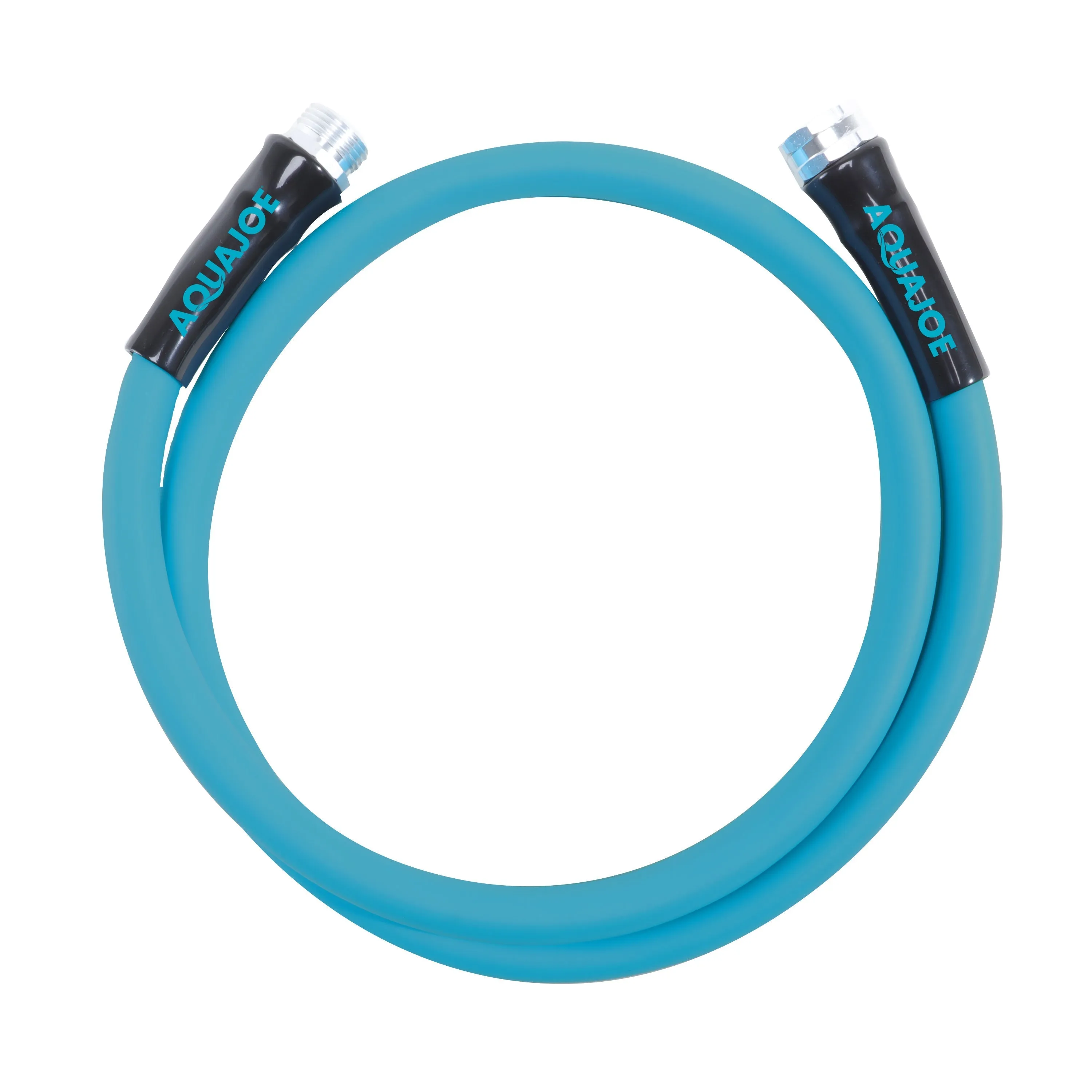 Aqua Joe AJPGH05-PRO 5/8 HybridFLEX 5-Foot Lead-In Hose | 500 PSI Burst Rating