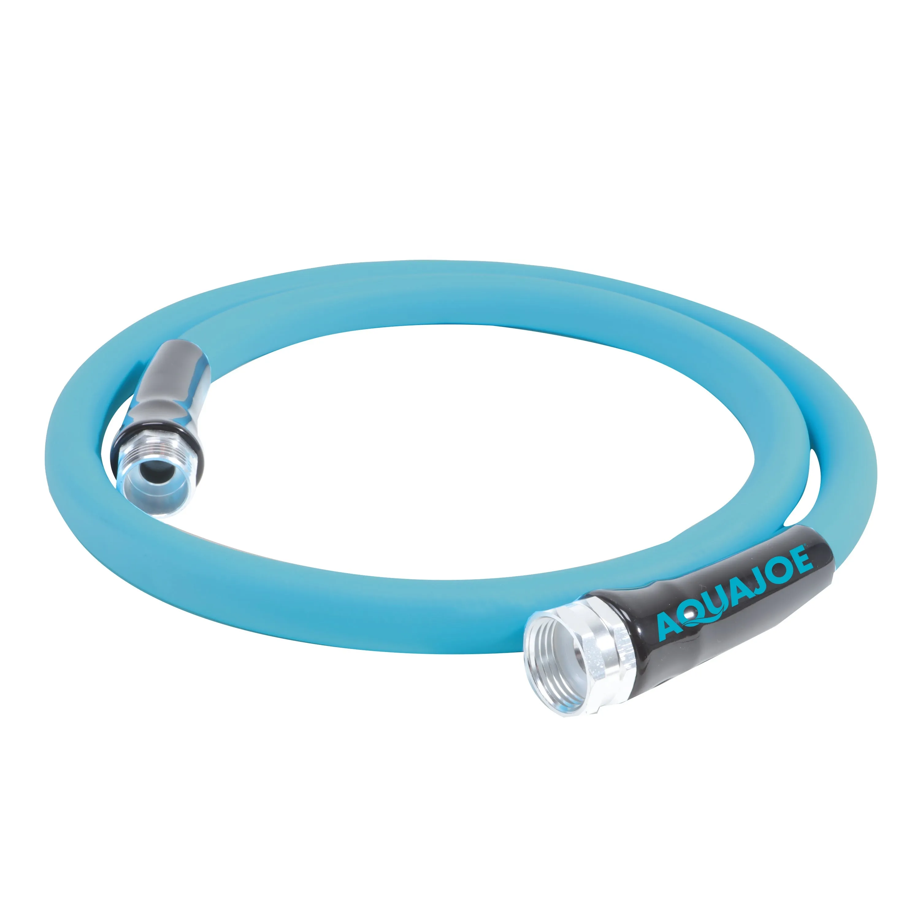 Aqua Joe AJPGH05-PRO 5/8 HybridFLEX 5-Foot Lead-In Hose | 500 PSI Burst Rating
