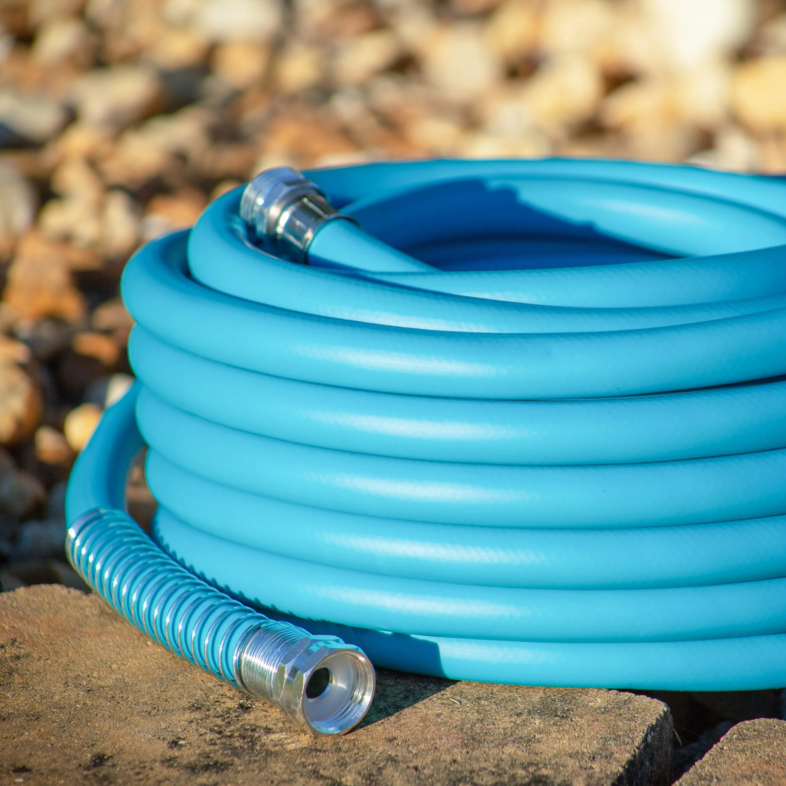 Aqua Joe Complete Aqua Joe Bundle | Turbo Drive Sprinkler   Heavy Duty Nozzle   Hybrid Polymer Hose