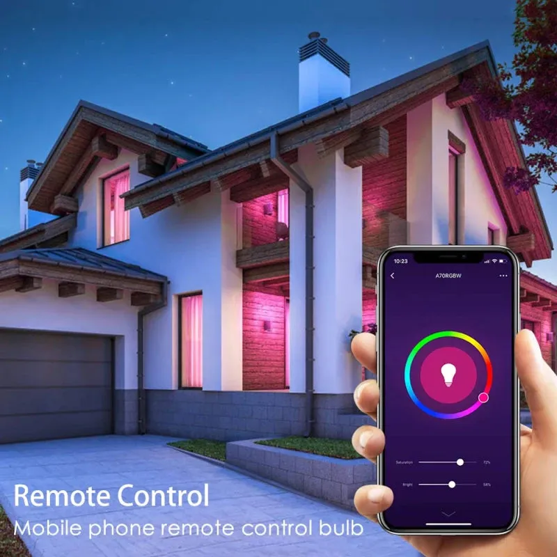 AUBESS E27 Wifi LED Smart Light Bulb for Google Home