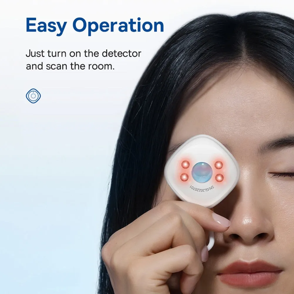 Baseus  Mini Cute Camera Detector for Hidden Camera Portable Pinhole Hidden Lens Detect Gadget Anti-Peeping Security Protection