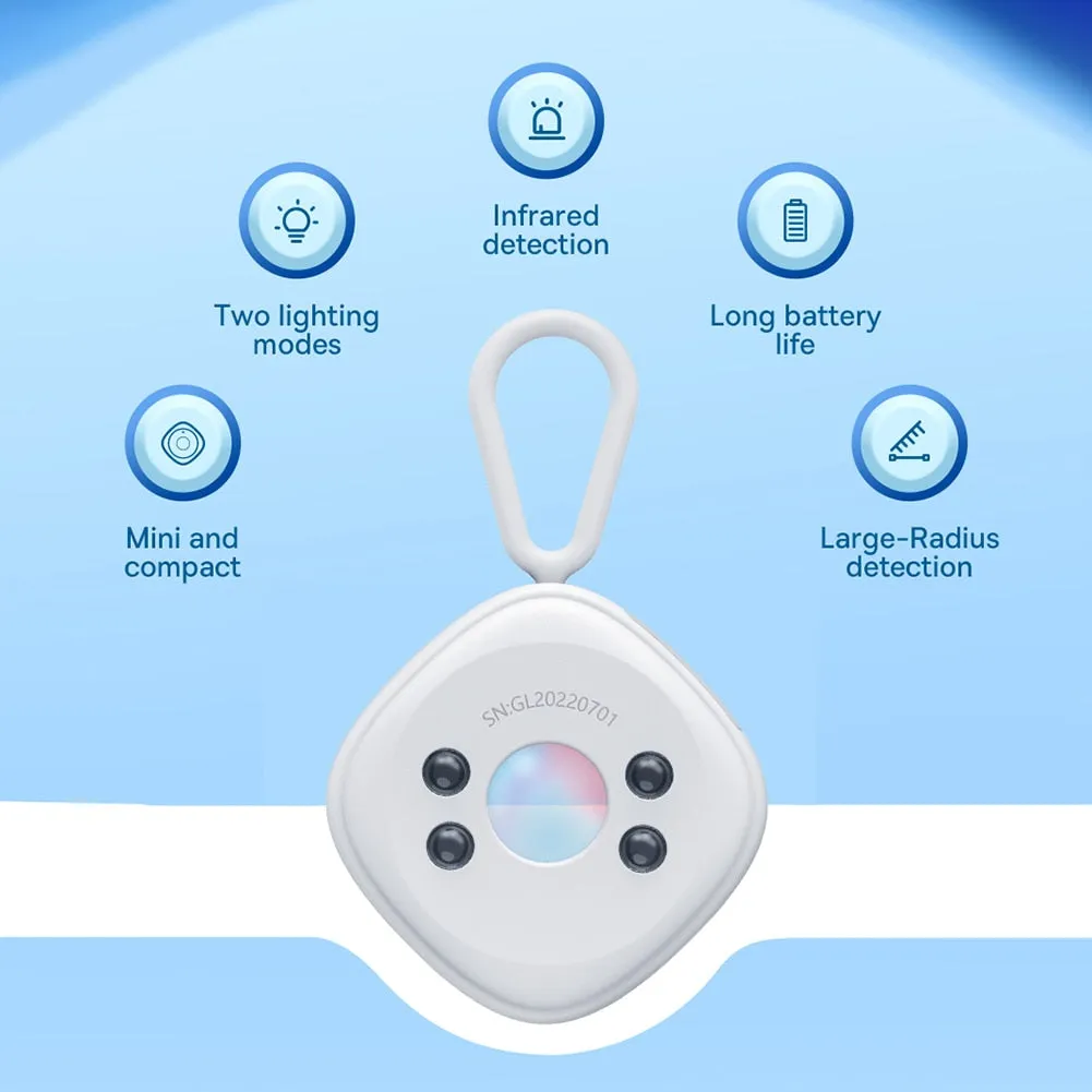 Baseus  Mini Cute Camera Detector for Hidden Camera Portable Pinhole Hidden Lens Detect Gadget Anti-Peeping Security Protection