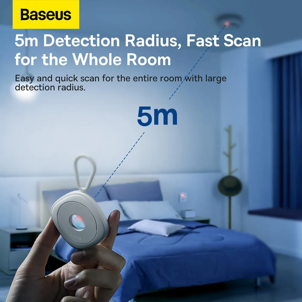 Baseus  Mini Cute Camera Detector for Hidden Camera Portable Pinhole Hidden Lens Detect Gadget Anti-Peeping Security Protection