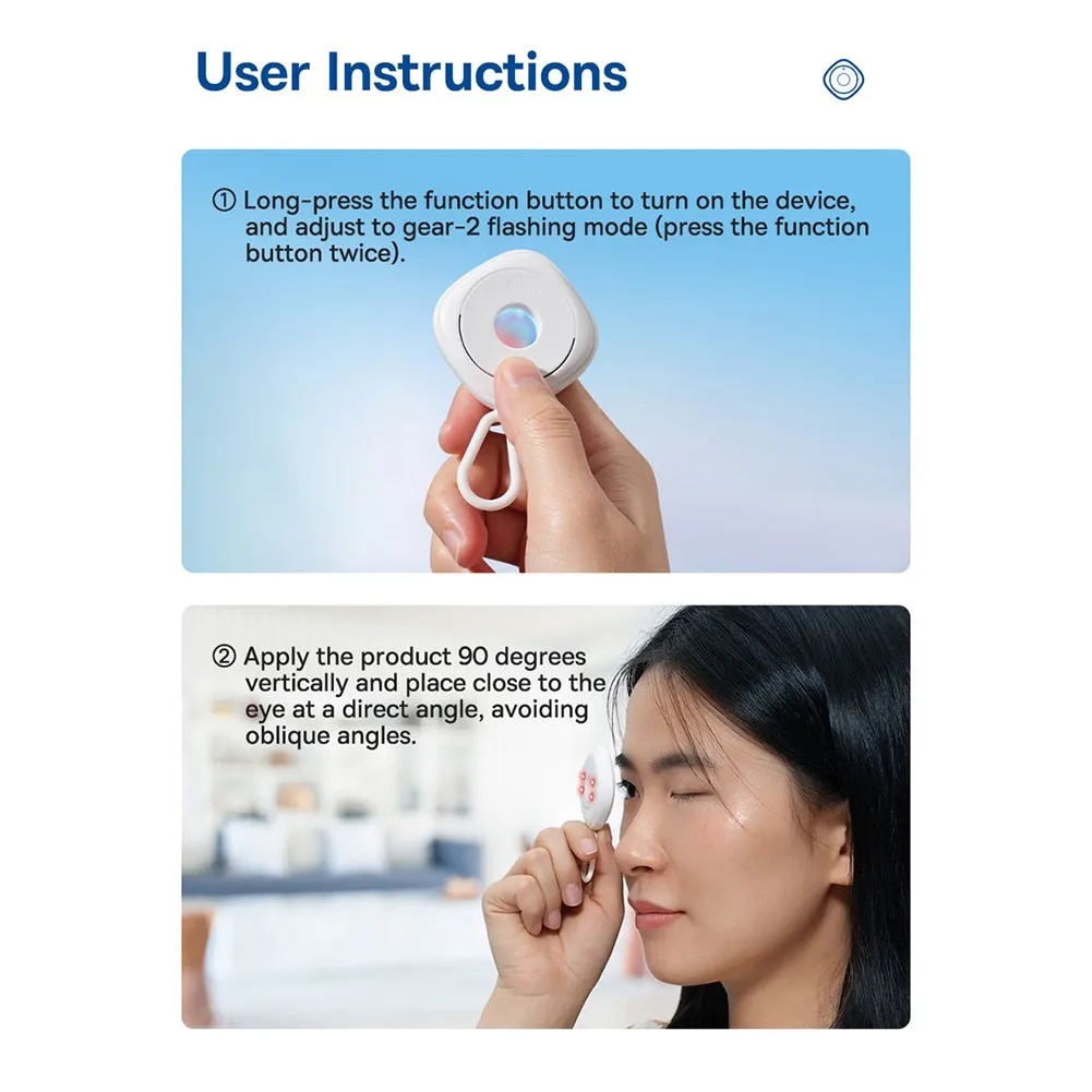 Baseus  Mini Cute Camera Detector for Hidden Camera Portable Pinhole Hidden Lens Detect Gadget Anti-Peeping Security Protection