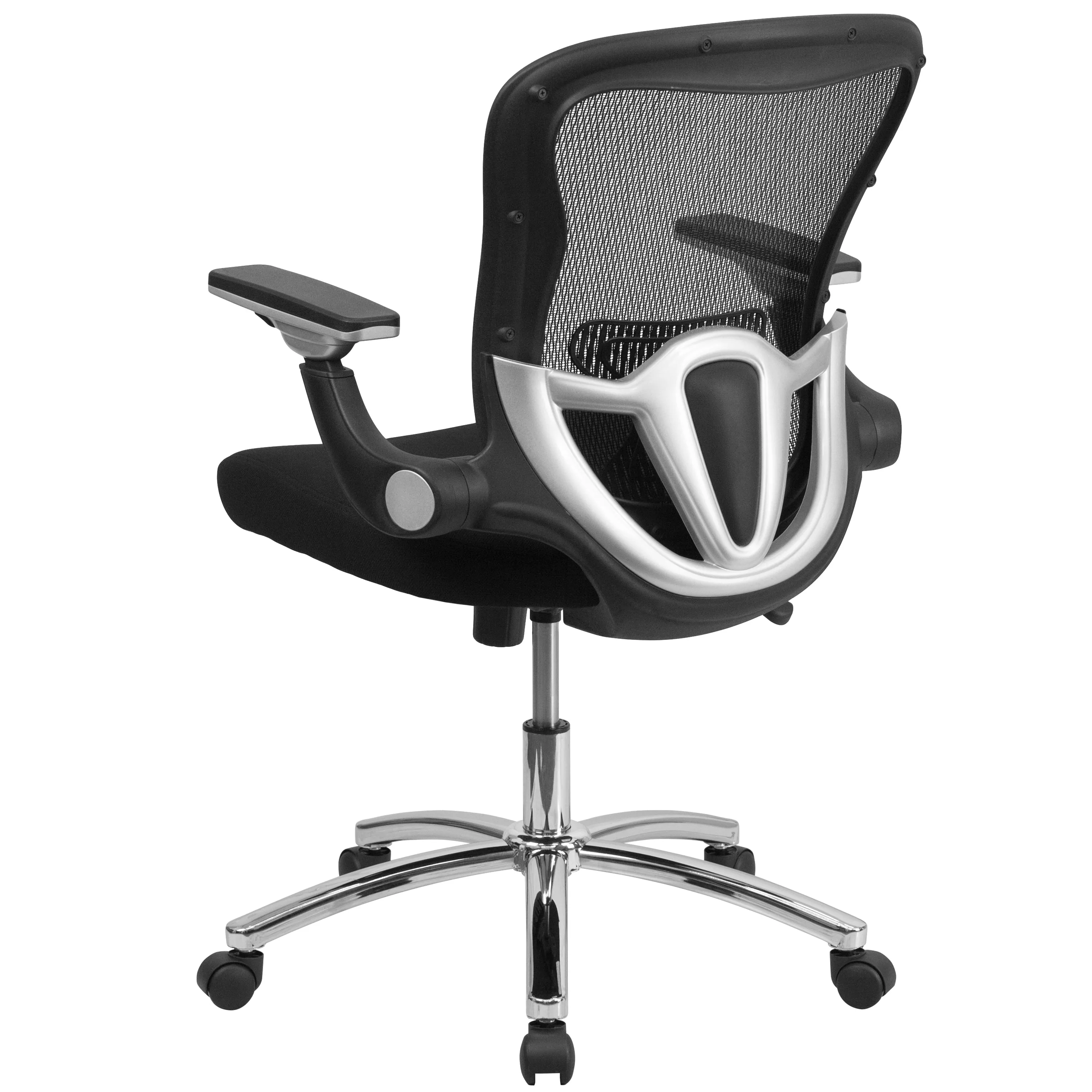 Black Mid-Back Mesh Chair GO-WY-87-2-GG