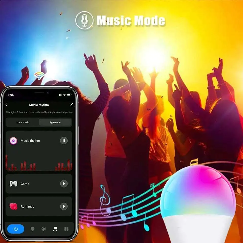 Bluetooth Smart Life Control Color Changing Bulb