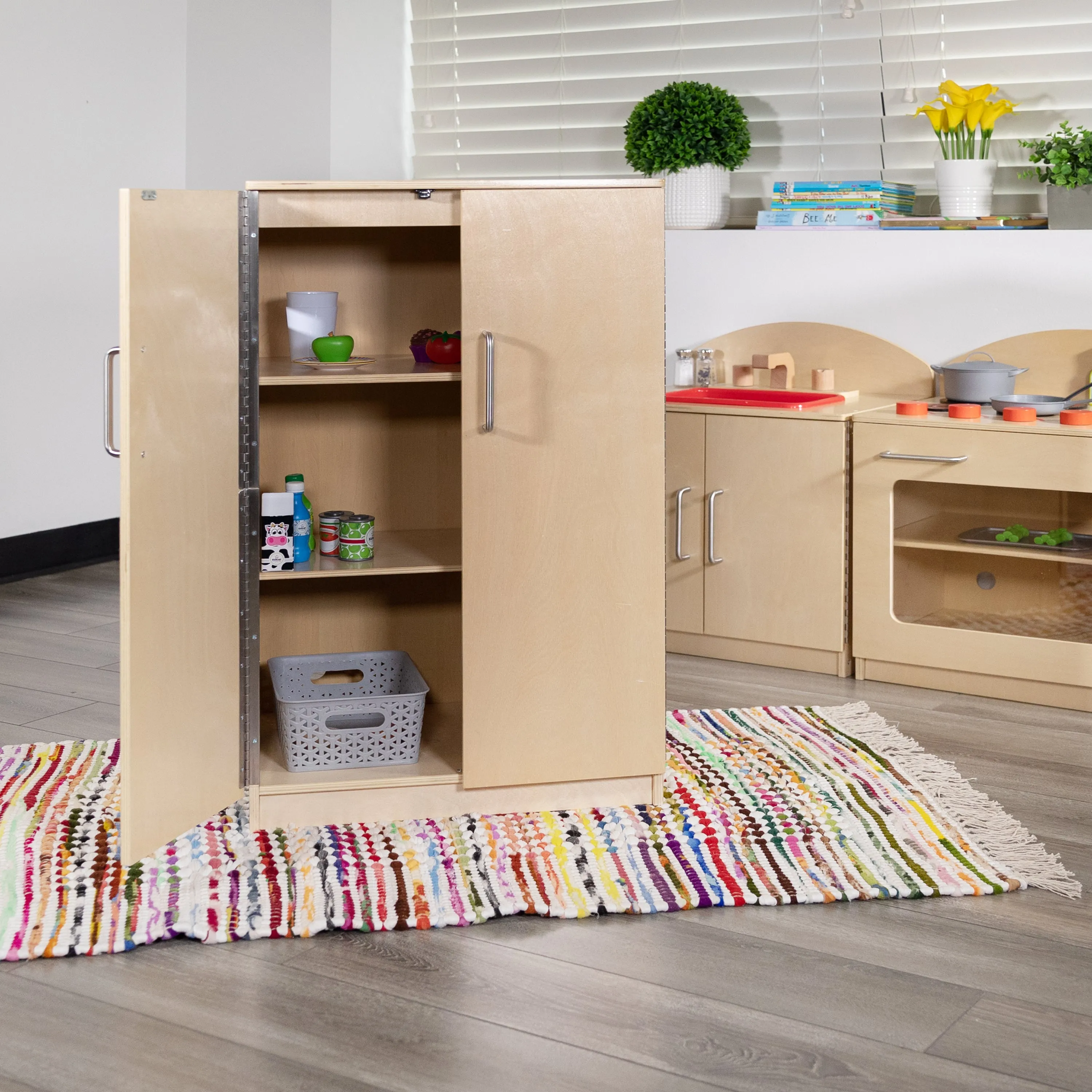 Childrens Wooden Refrigerator MK-DP003-GG
