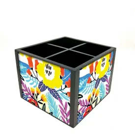 Desk Organizer For Stationery - Floral