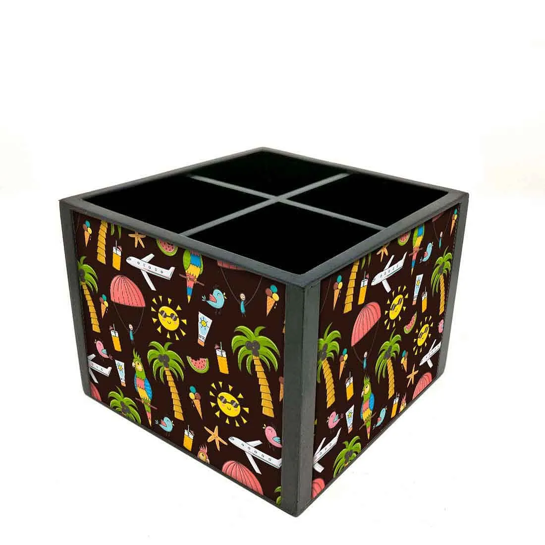 Desk Organizer For Stationery -  Summer Adventure