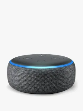 Echo dot smart device with Alexa voice recognition and control, 3rd generation