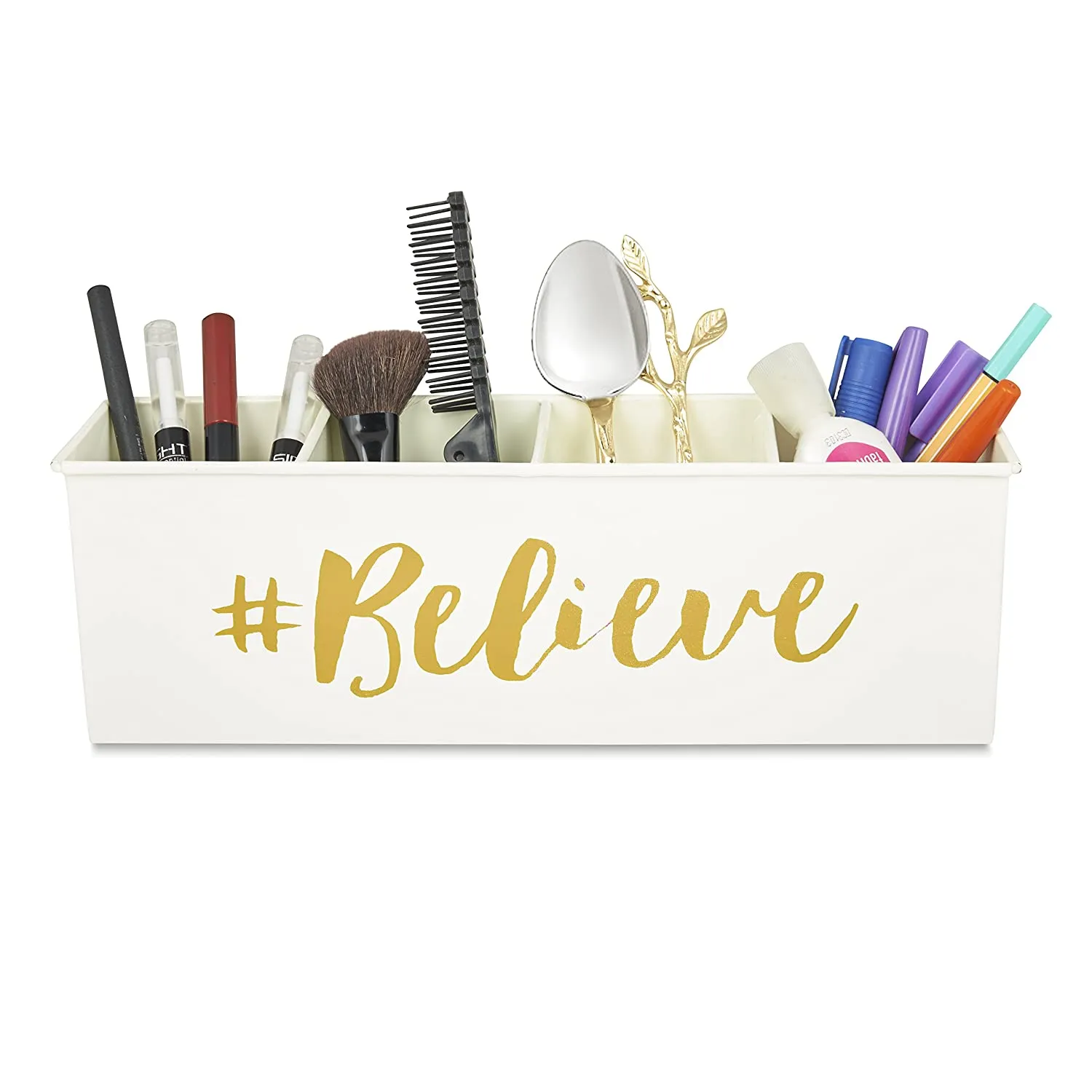 Elan Believe Desk Organizer, Cosmetic Organizer, Gadget Organizer (4 Compartment)