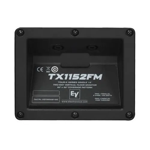 Electro-Voice TX1152FM Two-Way Floor Monitor - 15"