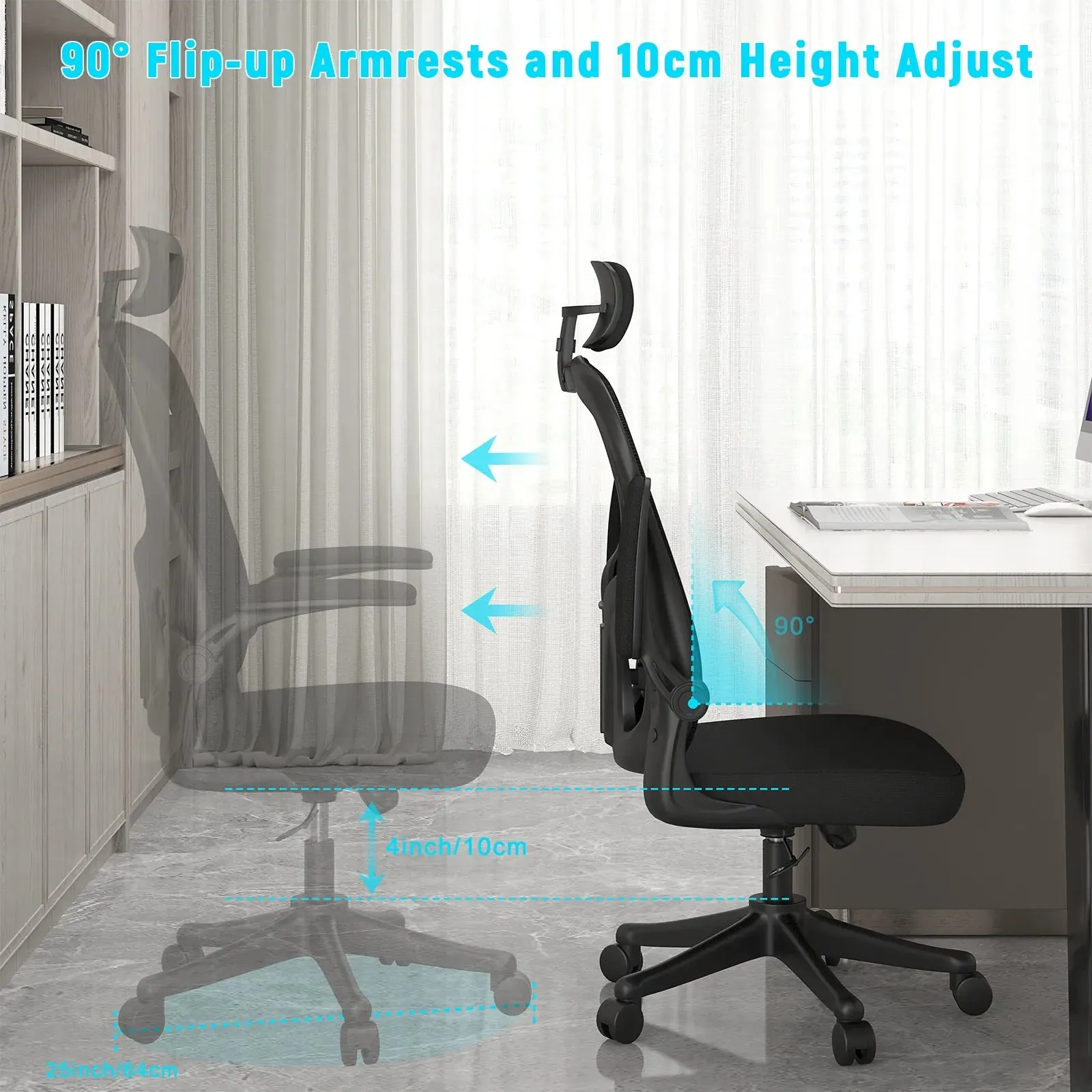 Ergonomic Adjustable Gaming Chair: Ideal for the Home, Office or Gaming Setup