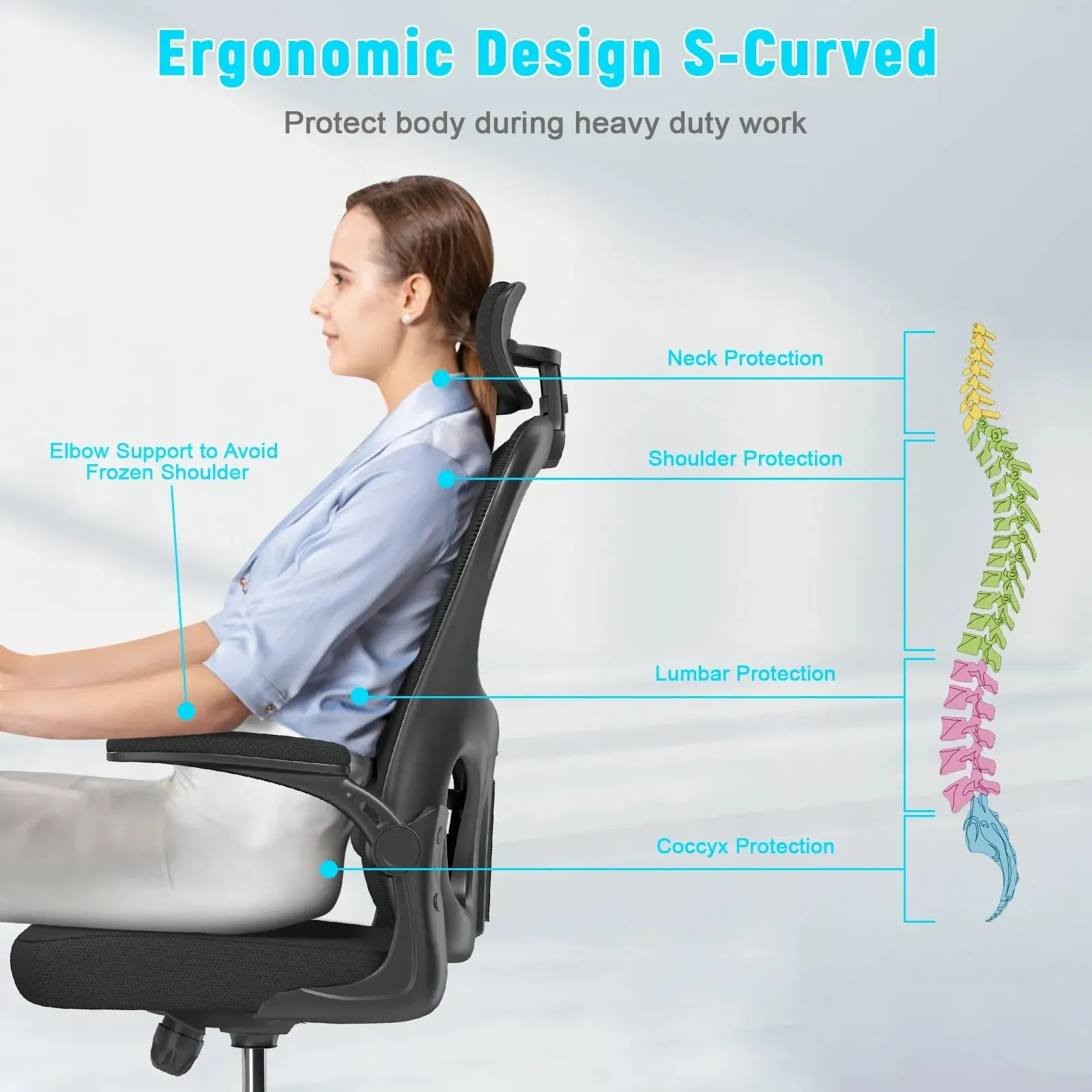 Ergonomic Adjustable Gaming Chair: Ideal for the Home, Office or Gaming Setup