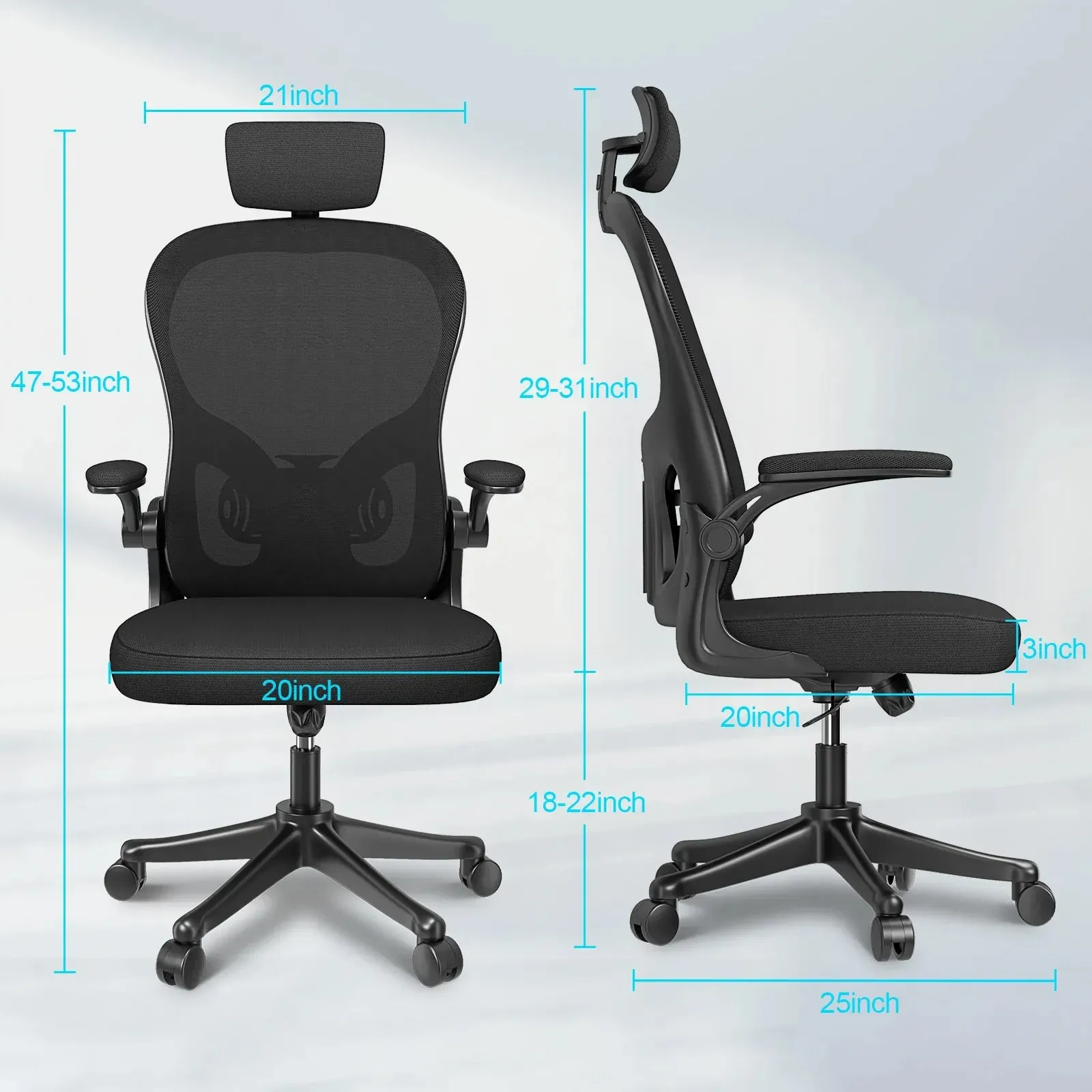 Ergonomic Adjustable Gaming Chair: Ideal for the Home, Office or Gaming Setup