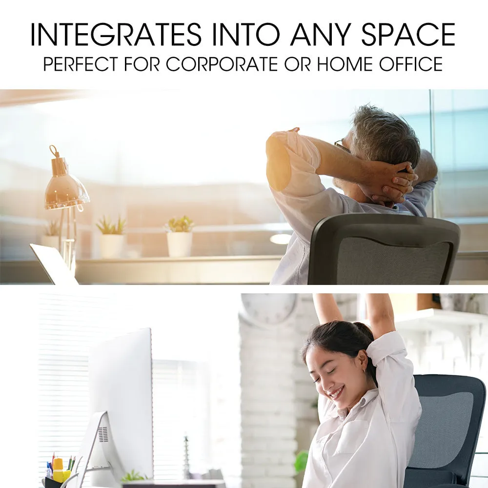 Ergonomic Mesh Recliner Office Chair with Lumbar Support - FORTIA