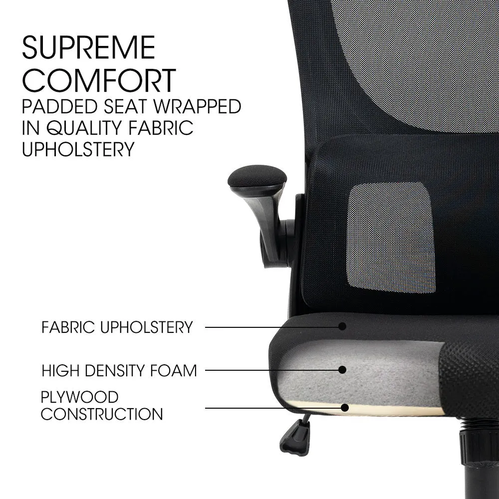 Ergonomic Mesh Recliner Office Chair with Lumbar Support - FORTIA