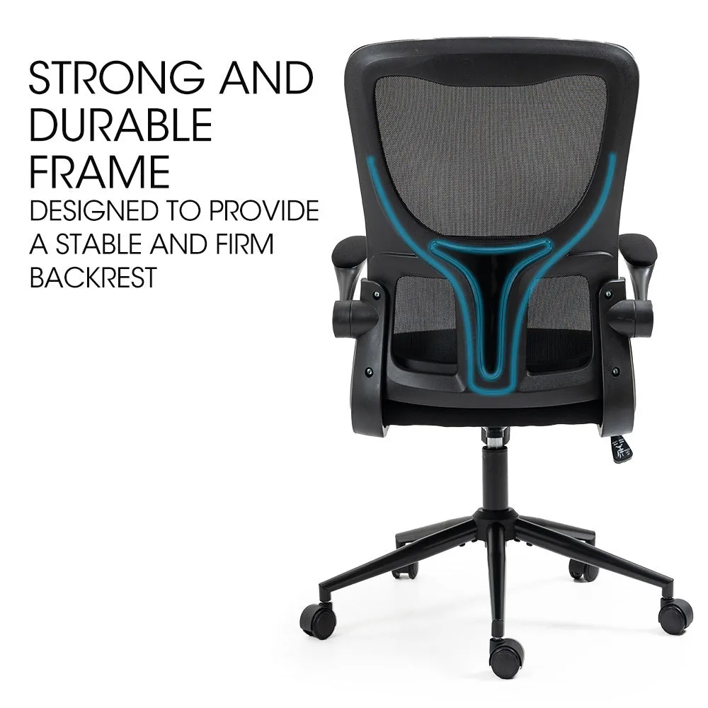 Ergonomic Mesh Recliner Office Chair with Lumbar Support - FORTIA