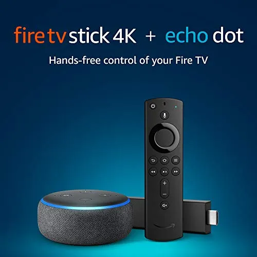 Fire TV Stick 4K bundle with all-new Echo Dot (3rd Gen)