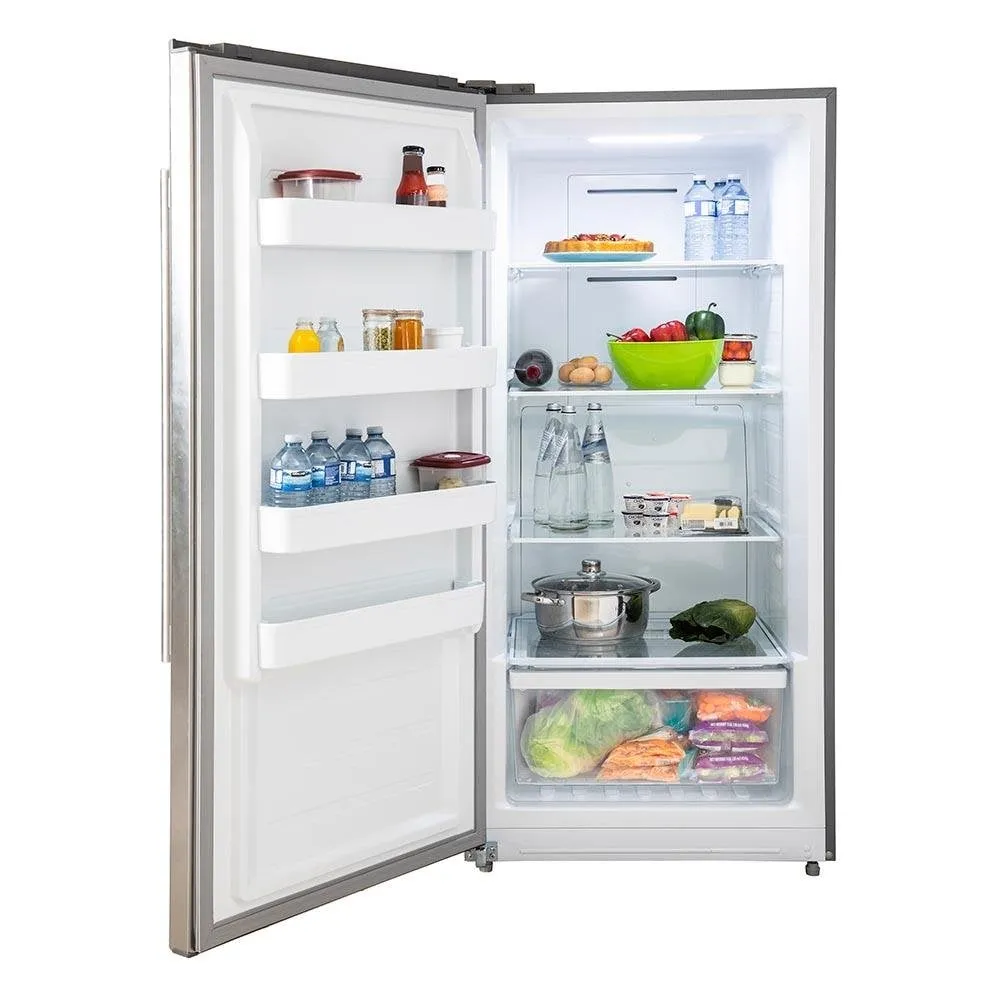 FORNO Combo Rizzutoo 60’’Right and Left Swing Refrigerator/Freezer Stainless Steel color 13.8 cu.ft with Grille Trim Kit - FFFFD1933-60S