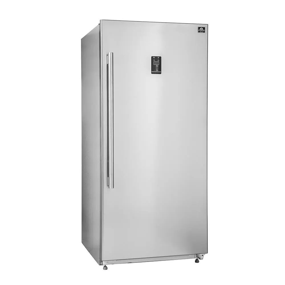 FORNO Combo Rizzutoo 60’’Right and Left Swing Refrigerator/Freezer Stainless Steel color 13.8 cu.ft with Grille Trim Kit - FFFFD1933-60S