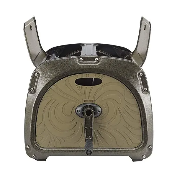 Giraffe Tools 1/2”x130 ft, Super Heavy Duty Retractable Wall Mounted Garden Hose Reel