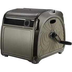 Giraffe Tools 1/2”x130 ft, Super Heavy Duty Retractable Wall Mounted Garden Hose Reel