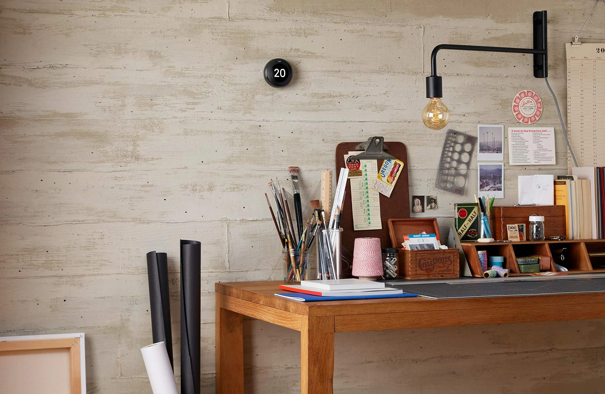 Google Nest Learning Thermostat - Black