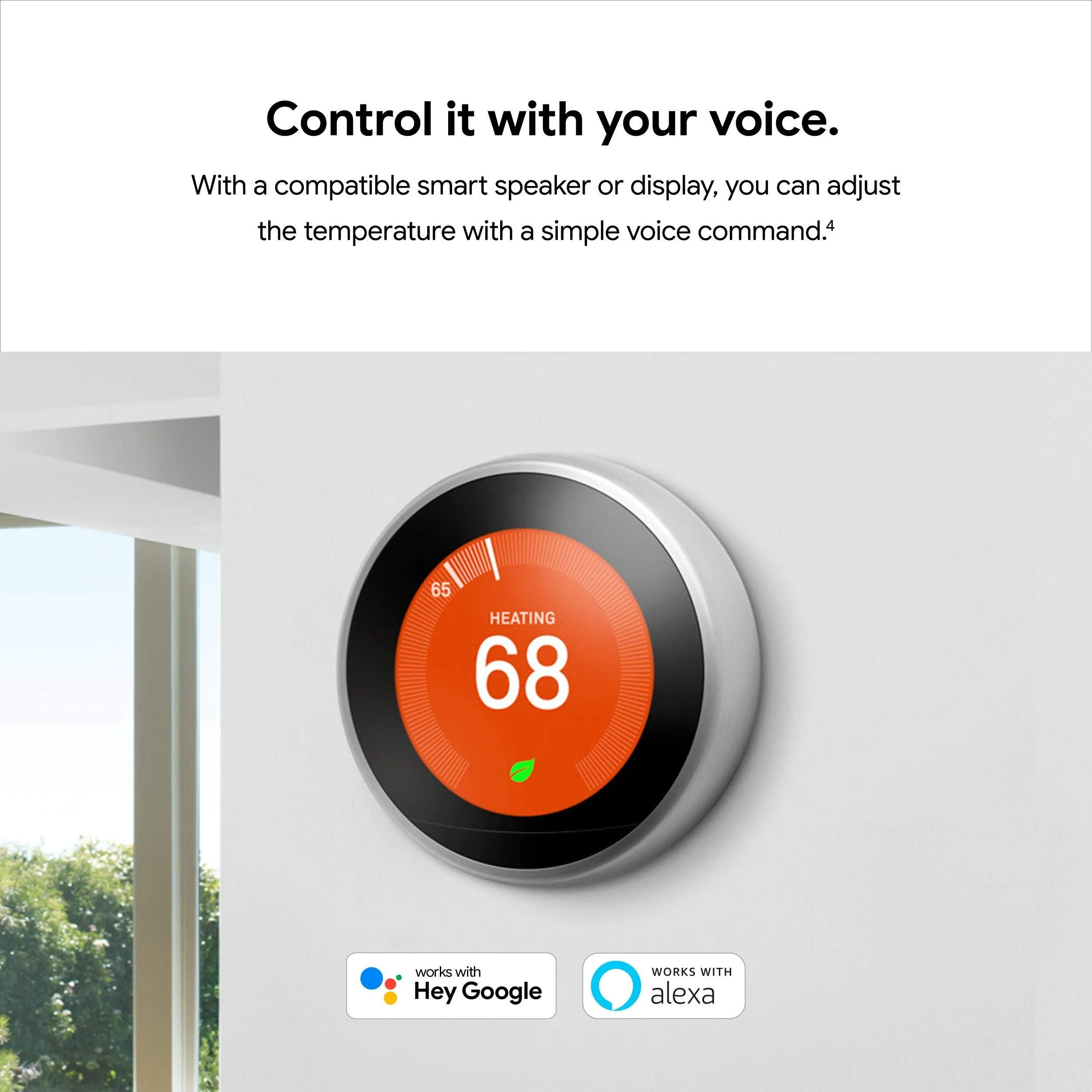 Google Nest Learning Thermostat - Black
