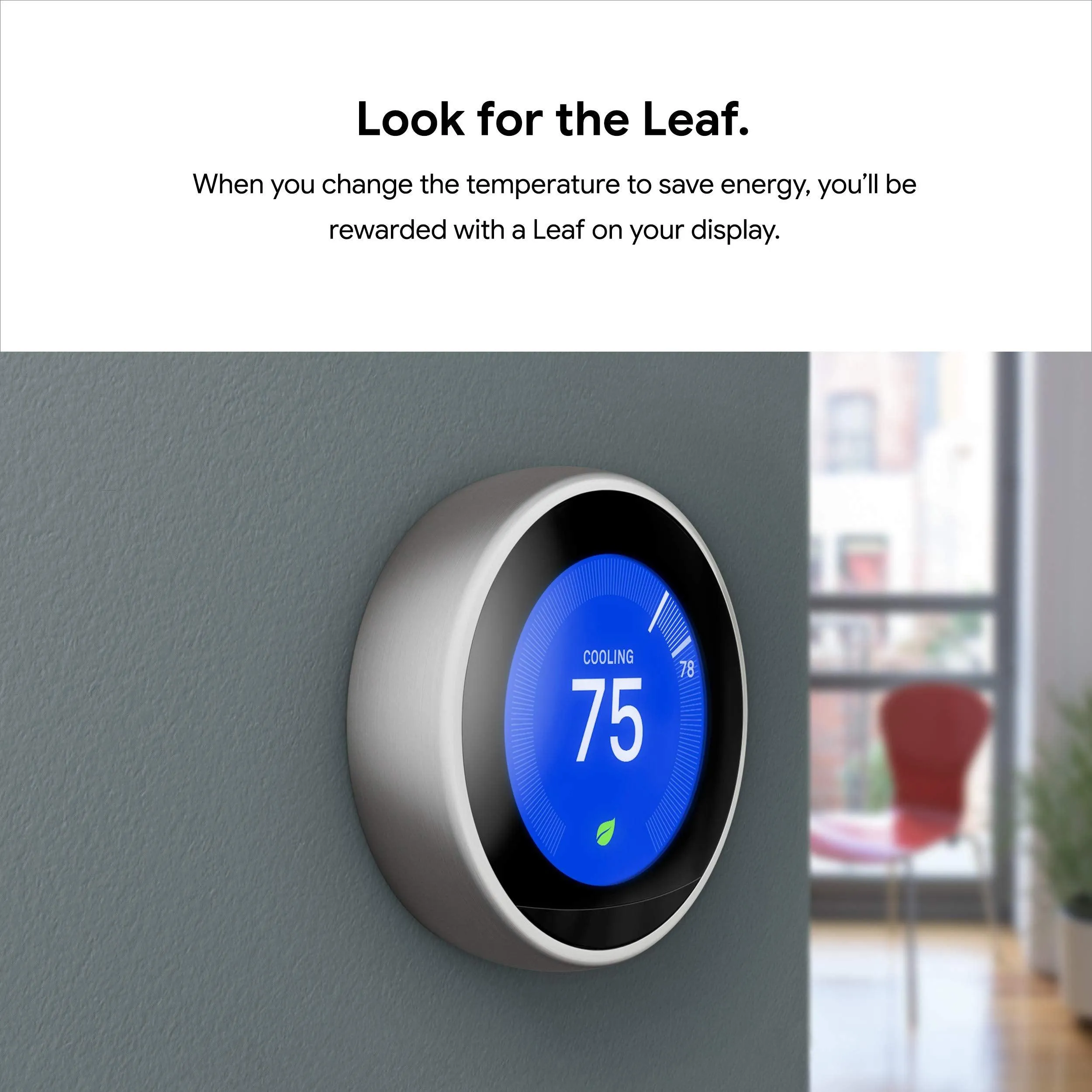 Google Nest Learning Thermostat - Black