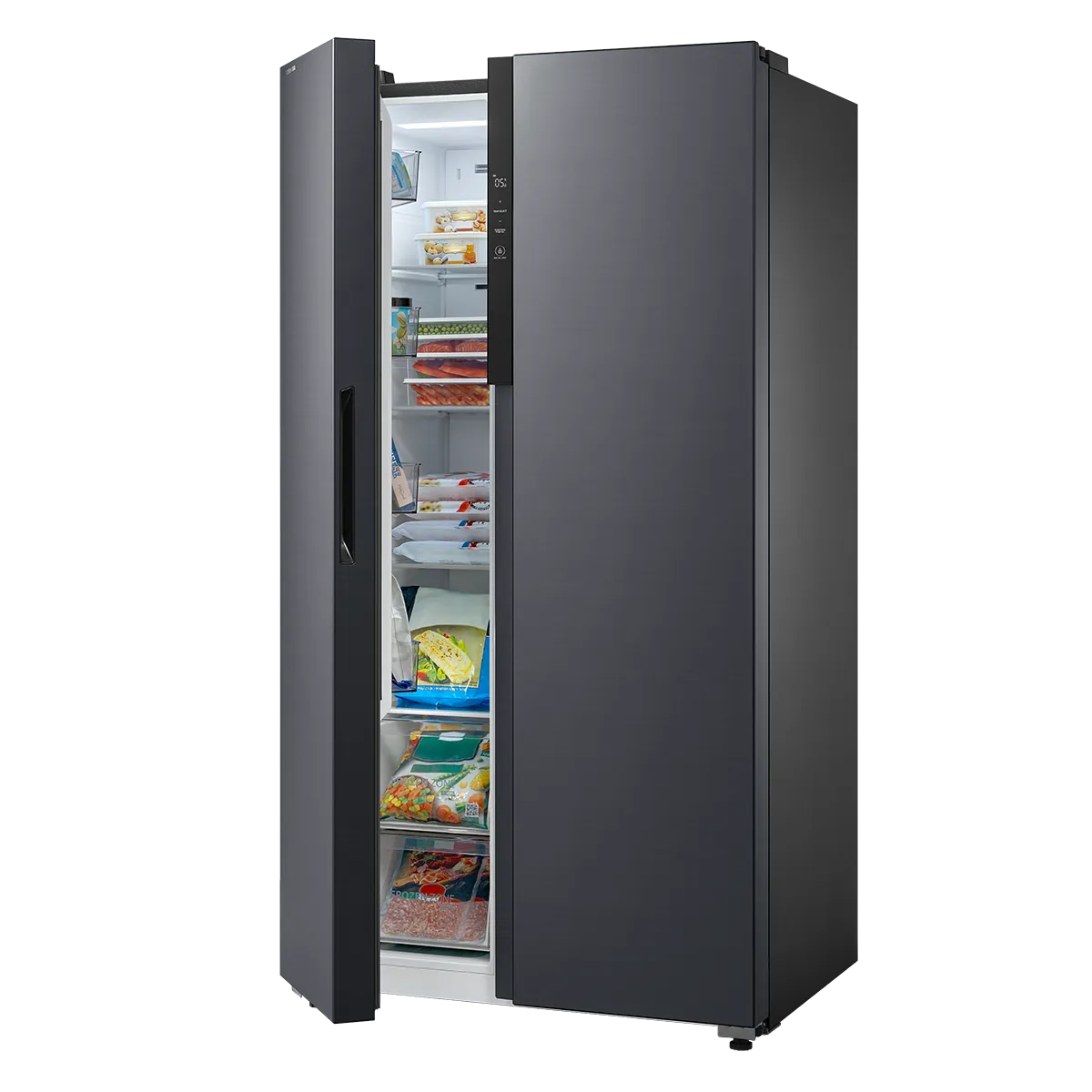 Great Value Toshiba Side by Side IOT No Frost Inverter Morandi 22 Cu.Ft.