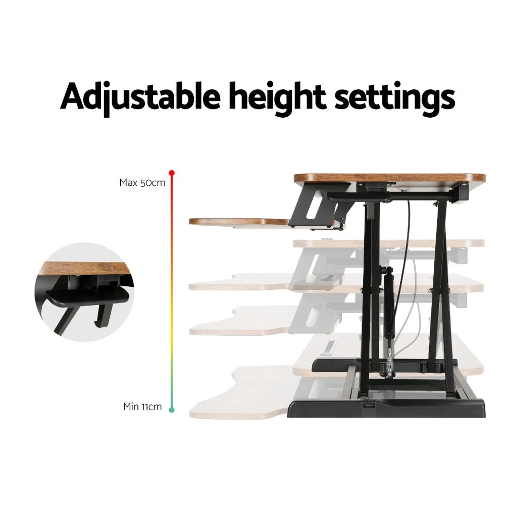 Height Adjustable Desk Riser, 2-Tier, Gas Lift, Artiss