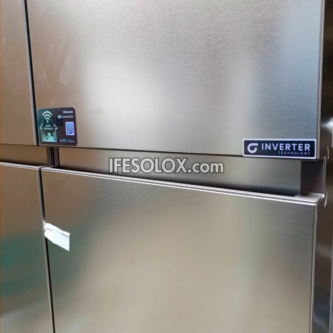 Hisense RC-87WS 634L Side by Side Refrigerator with Smart Inverter   1 Year Warranty - Brand New