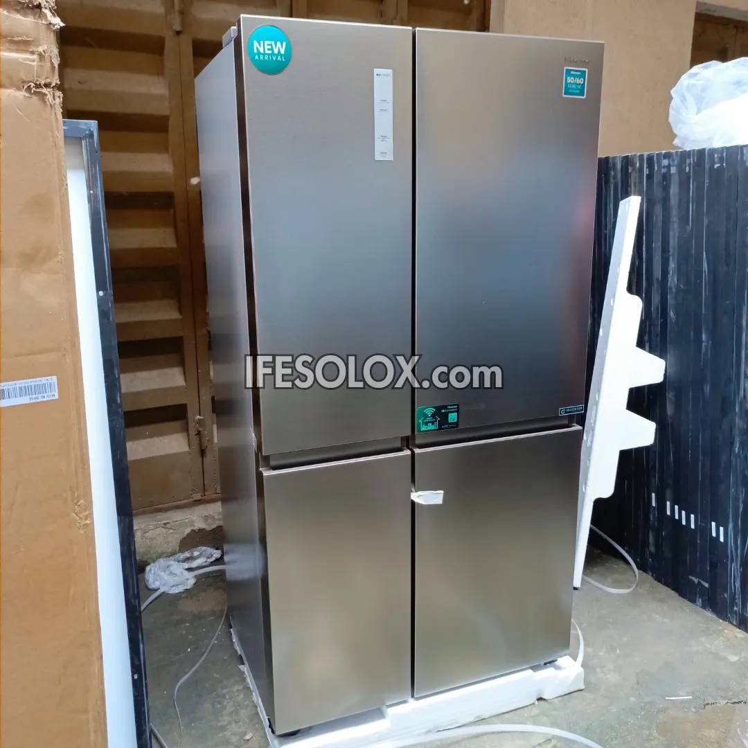 Hisense RC-87WS 634L Side by Side Refrigerator with Smart Inverter   1 Year Warranty - Brand New