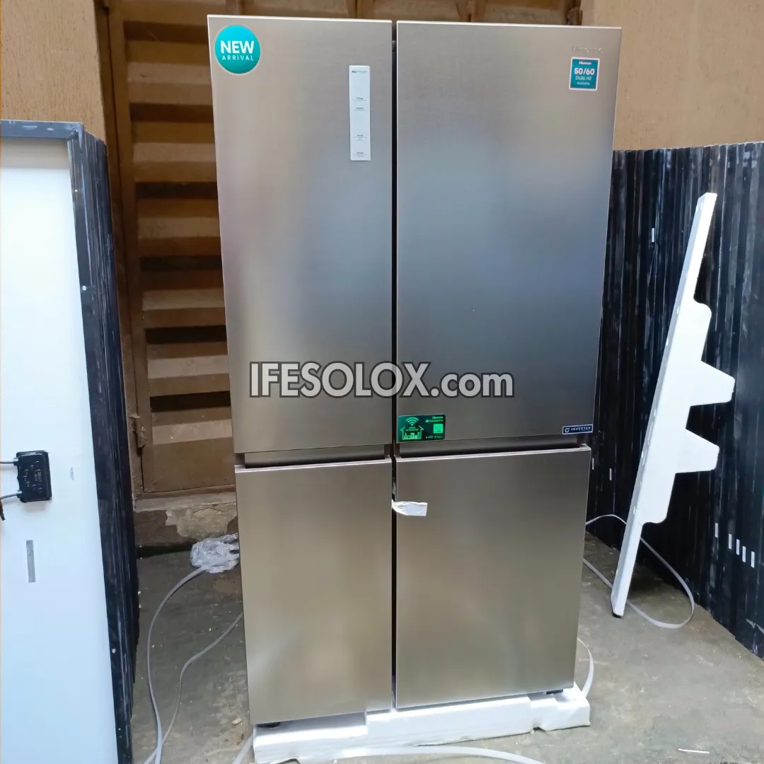 Hisense RC-87WS 634L Side by Side Refrigerator with Smart Inverter   1 Year Warranty - Brand New