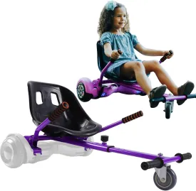 Hoverboard Seat Attachment for 6.5-10 Hover Board, Buggy Go Kart Conversion Kit, Accessory for Self Balancing Scooter, Hoverboards Go-Cart for Kids or Adults
