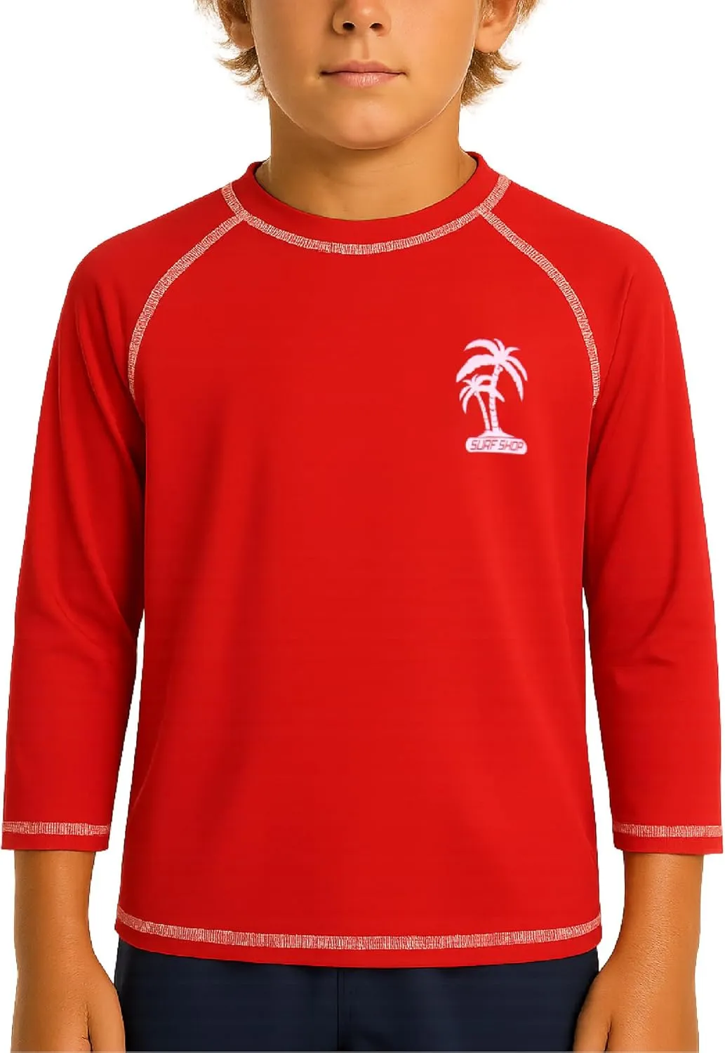 iXtreme Boys Swim Shirt - Rashguard UPF 50  Quick Dry Swimwear Boys Rash Guard Long Sleeve for Toddler & Big Boy (Size 2T-20)