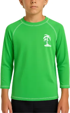 iXtreme Boys Swim Shirt - Rashguard UPF 50  Quick Dry Swimwear Boys Rash Guard Long Sleeve for Toddler & Big Boy (Size 2T-20)