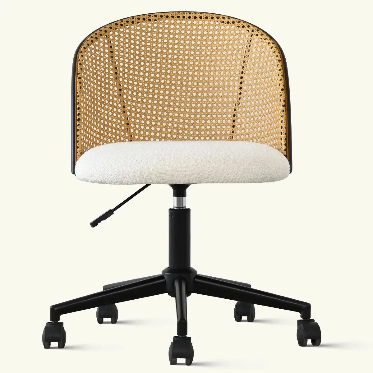 Jules Rattan Swival Adjustable Office Chair (1-Piece)